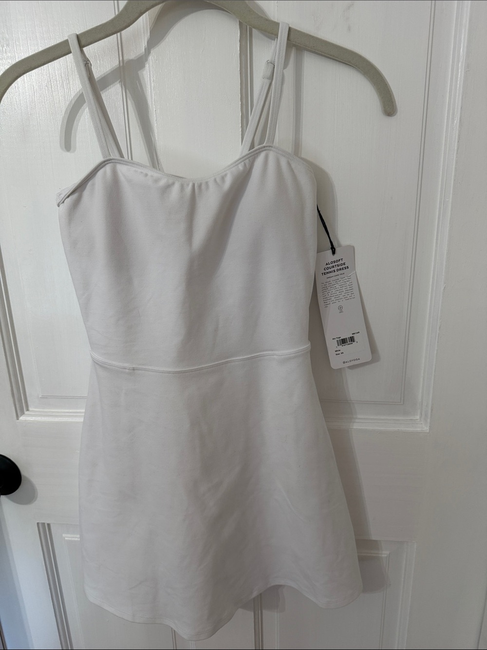 ALO SOFT Courtside Tennis Dress in White